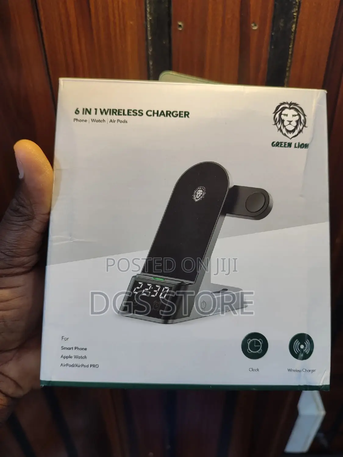 Green Lion 6 in 1 Wireless Charger 15w