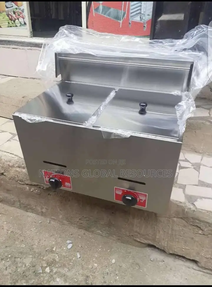 20 Liters Gas 2 Bascket Deep Fryer