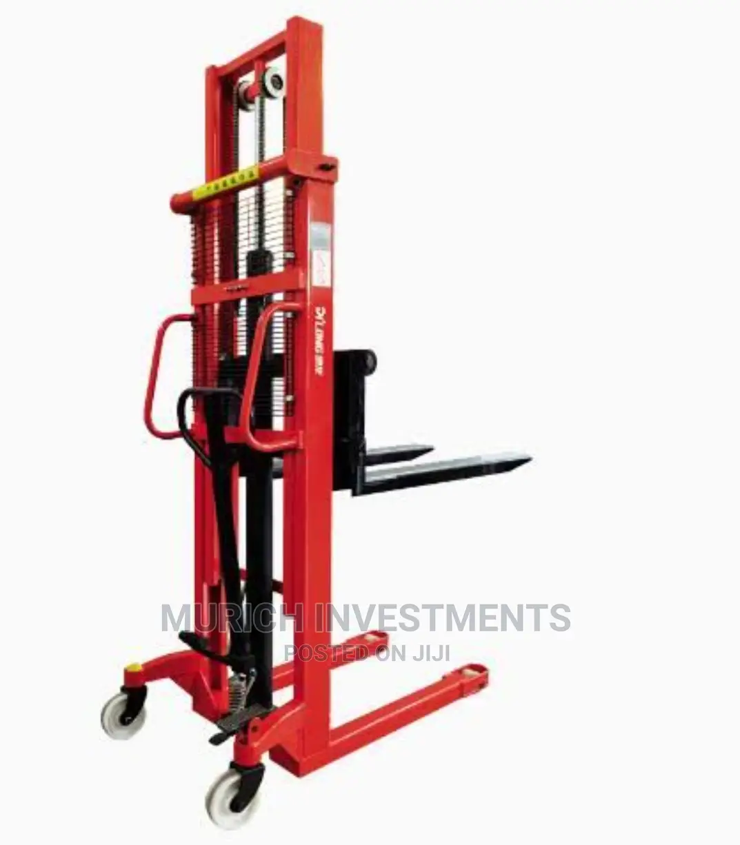 2ton X 2000mm Hand Manual Hydraulic Pallet Stacker Lifter