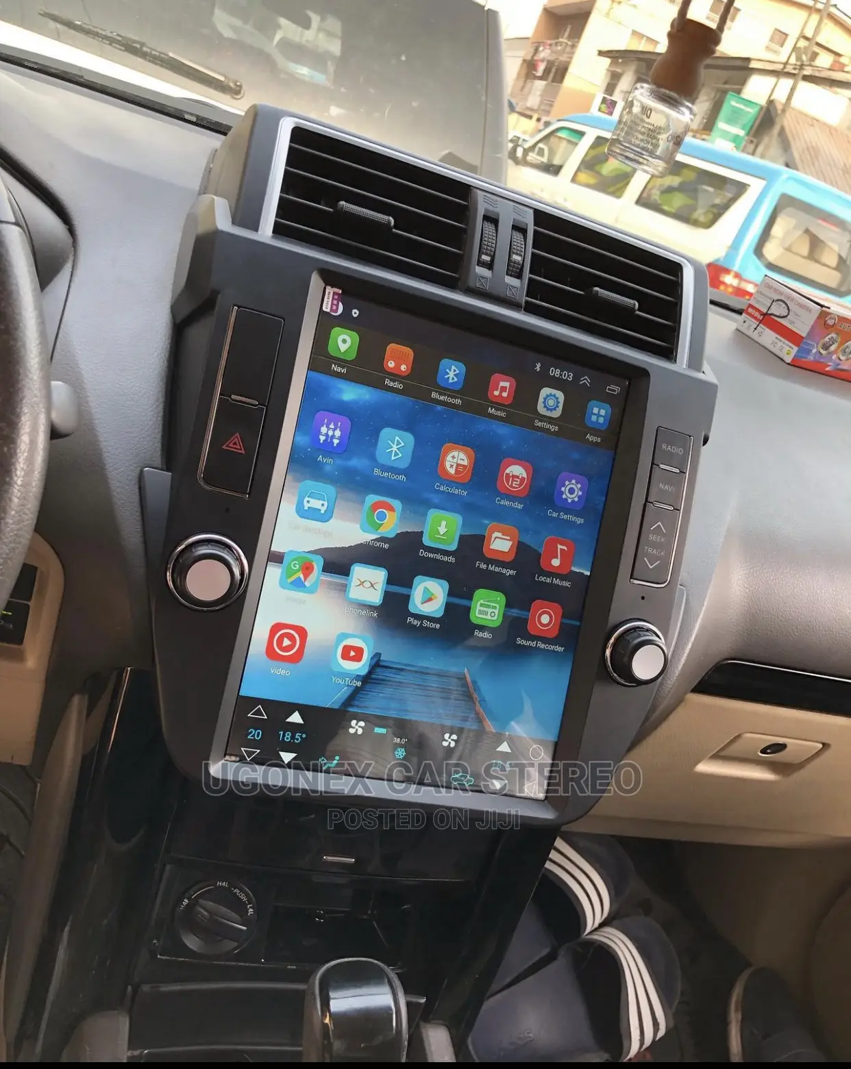 2010-16 Toyota Land Cruiser Prado Tesla Screen Android Set