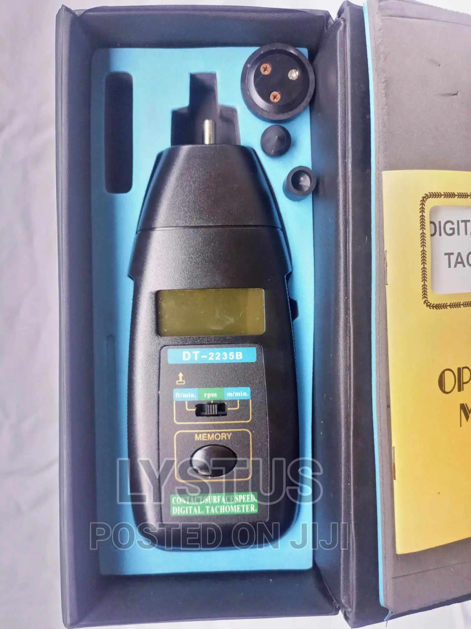Lutron DT-2235B Contact/Surface Speed Digital Tachometer