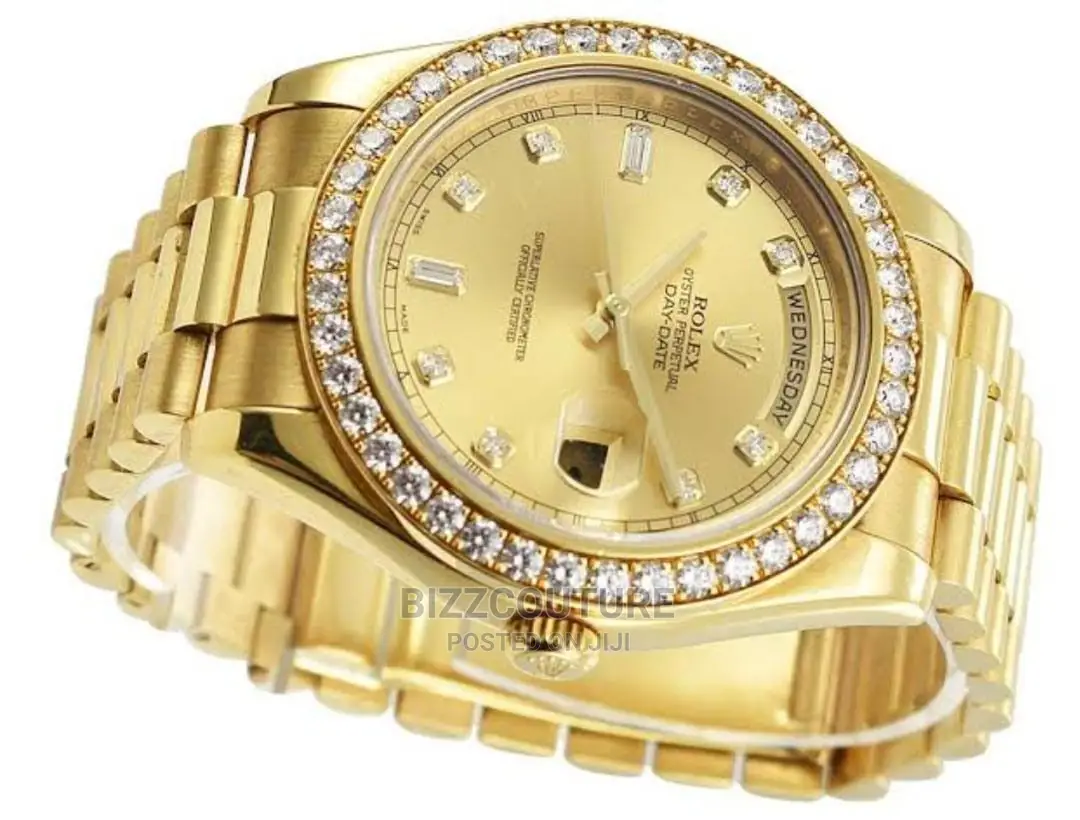 High Quality ROLEX DAY - DATE Gold Chain Available in Store
