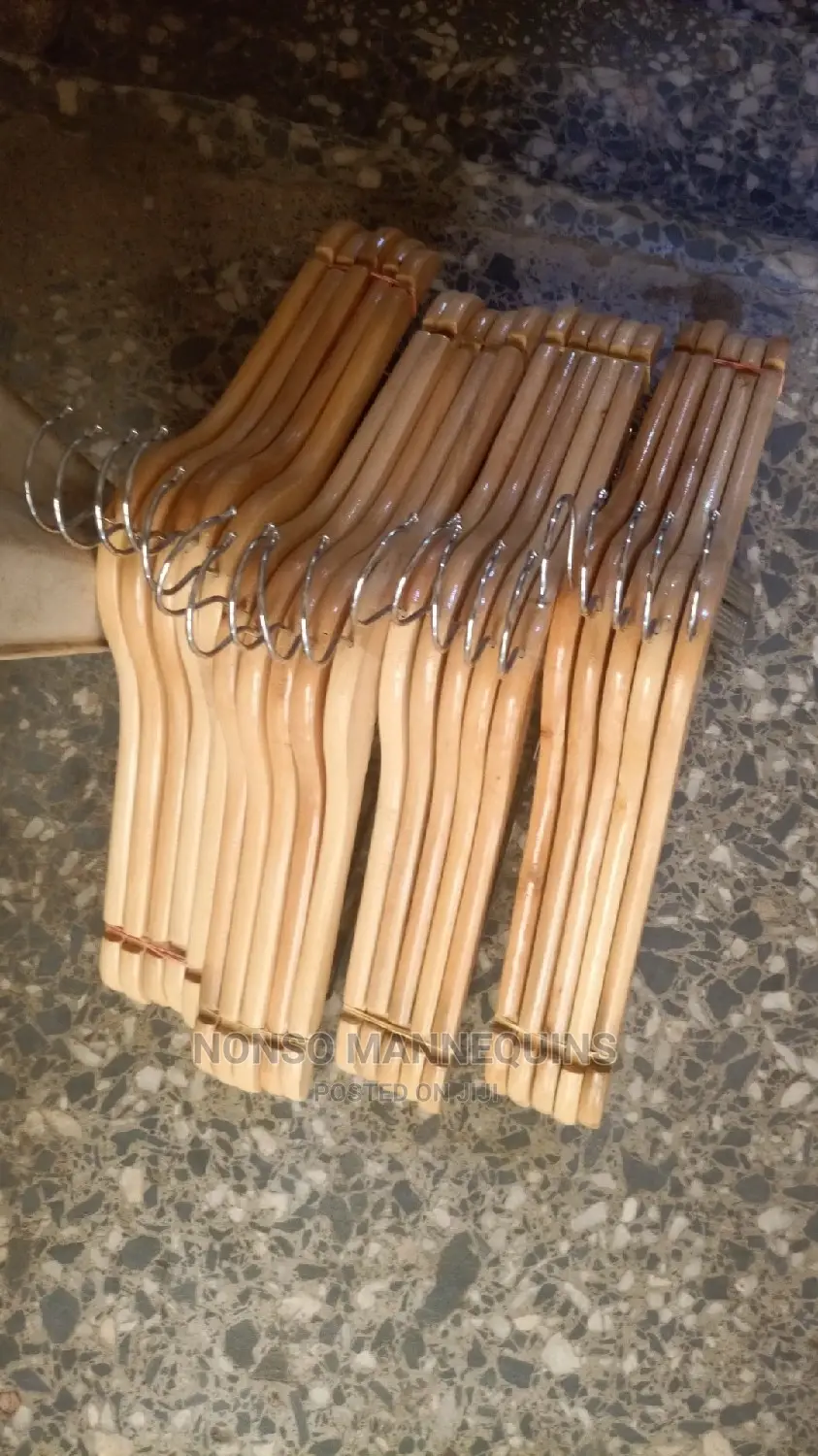 Clip Wooden Clothes Hangers