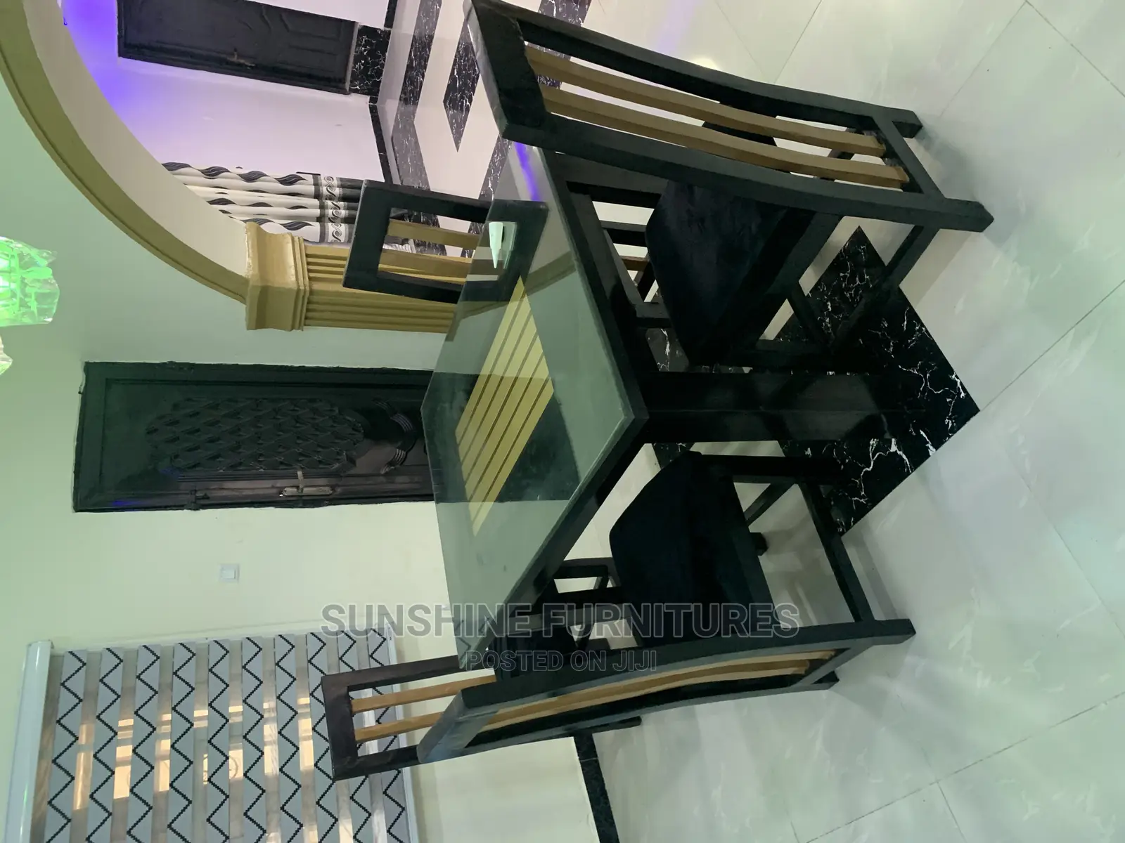 Dining Set With a Glass Top