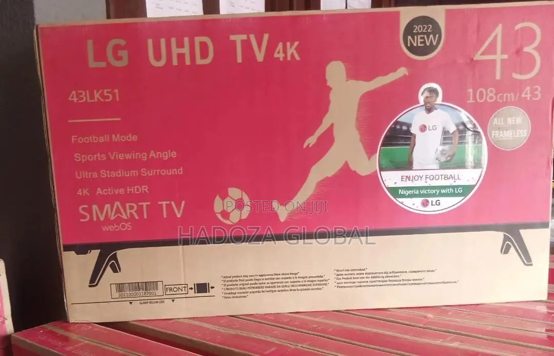 43inches LG Uhd Smart TV +Browser (With 2yrs Warranty)