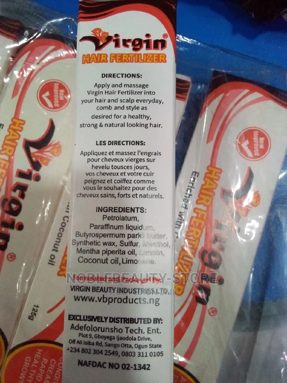 Virgin Hair Fertilizer 125g