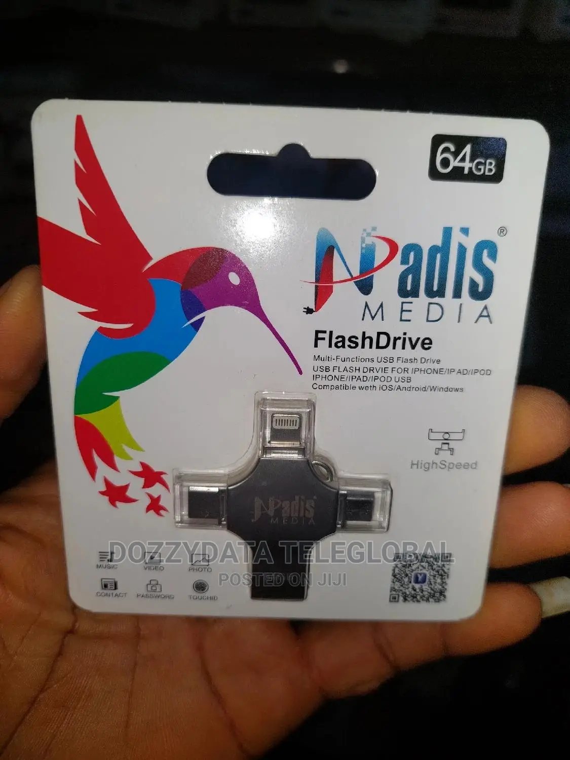 Nadis 64gb Flash 4 in 1 Otg