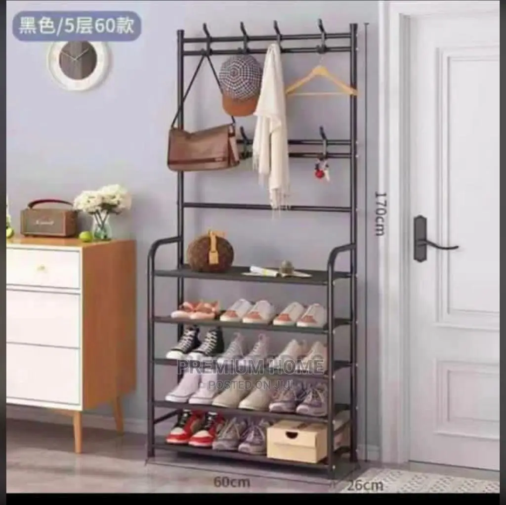 Multifunctional Shoe and Hat Rack