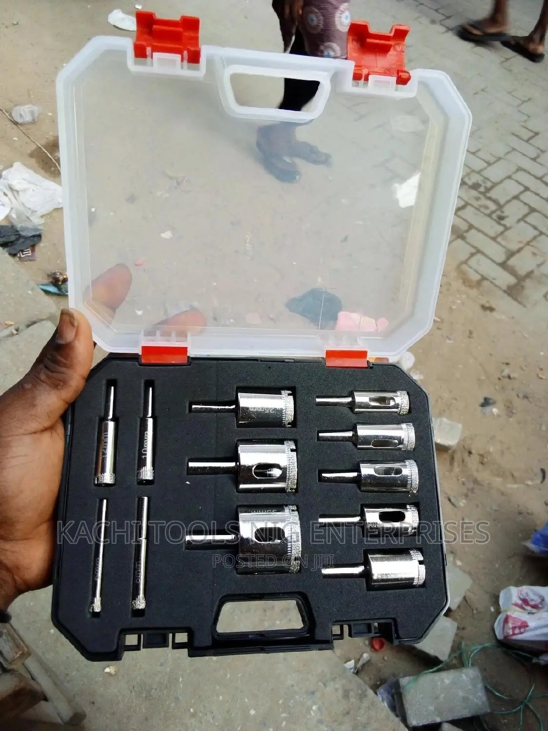 5m to 35m Glass Drill Bit Set