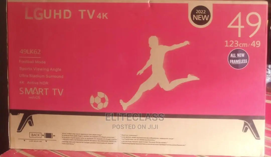 Uhd LG 49inches Brand New Smart TV With 2 Yrs Warranty