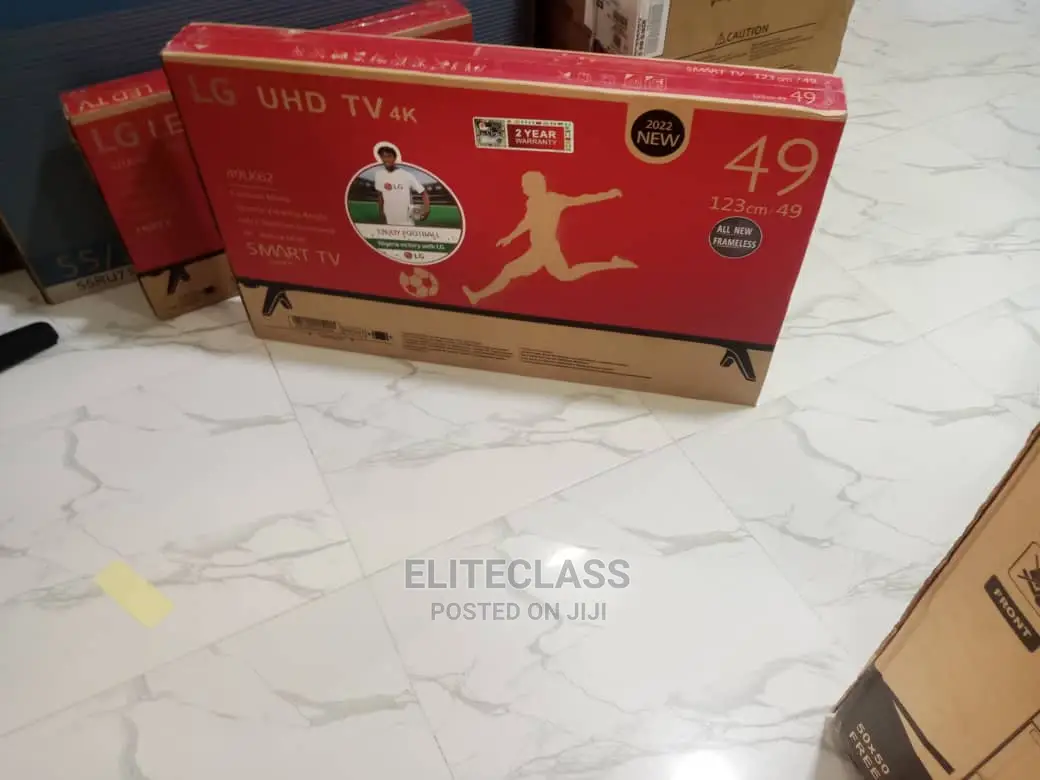 Uhd 49" LG Smart Tv, PLUS Youtube With 2 Years Warranty