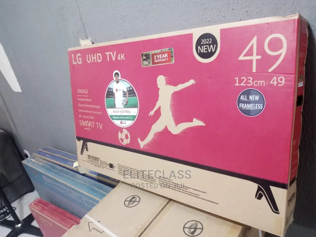 LG 49inches Smart TV With 2 Yrs Warranty +Netflix+Youtube
