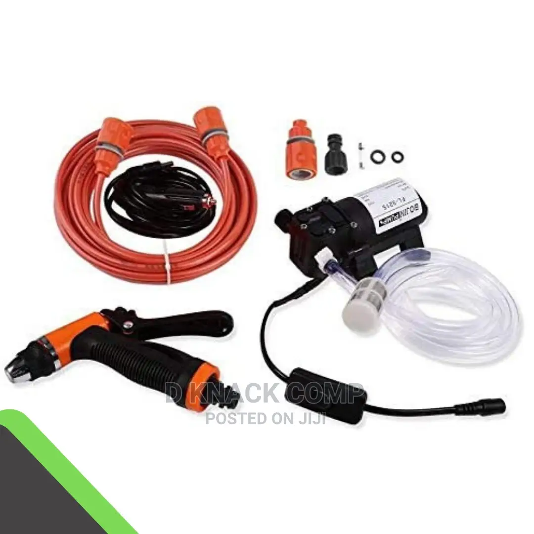 12v Portable High Pressure Pump Self-Prim Quick Car Cleaning