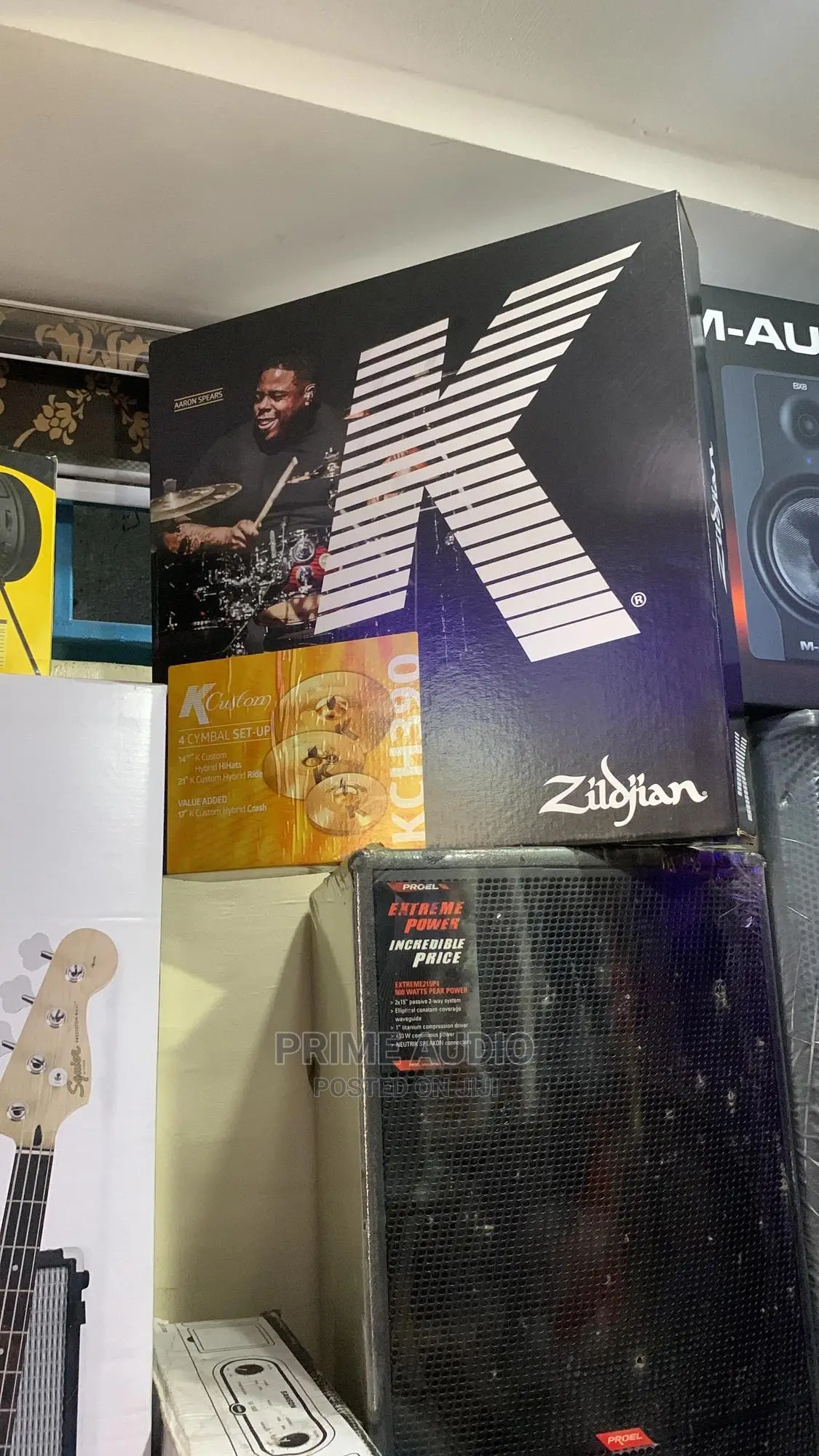 Zildjain Kch390 K Custom 4 Set Cymbals