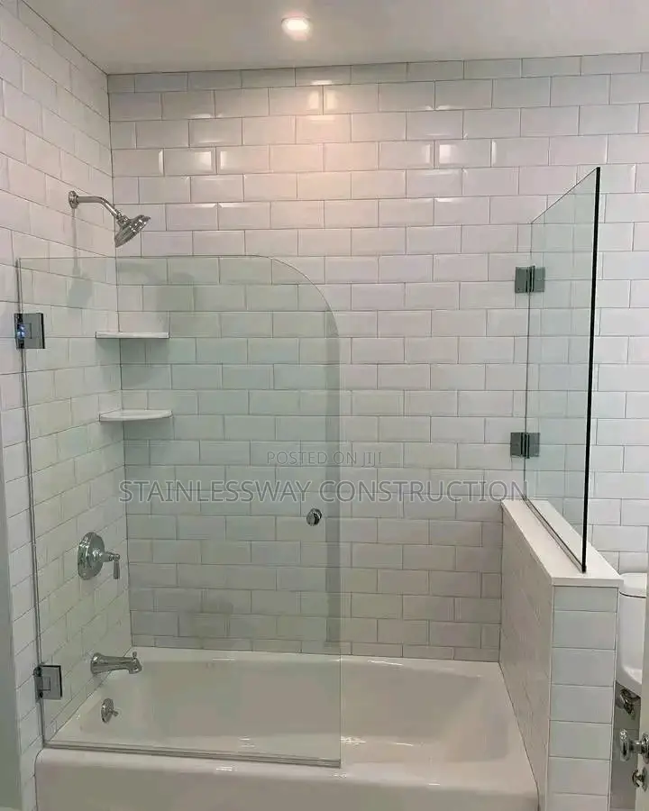Arc Fix Shower Cubicle Bath Glass