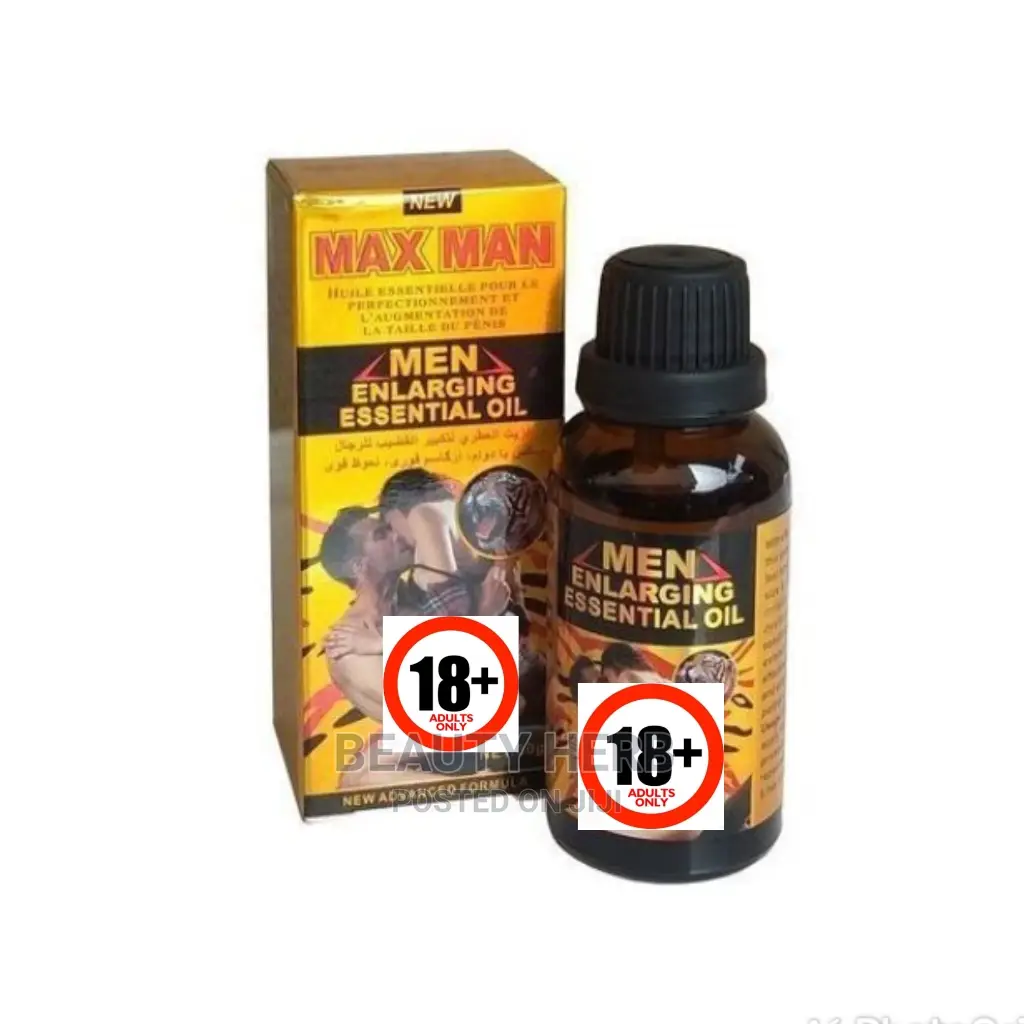 Max Man Enlargement Essential Oil for Strong Erection