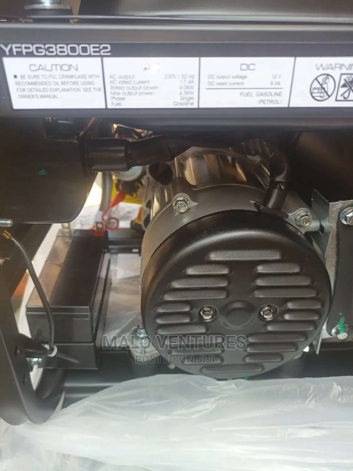 4.5kva Key Start Elepaq Yaofeng Generator 100% Copper Coil