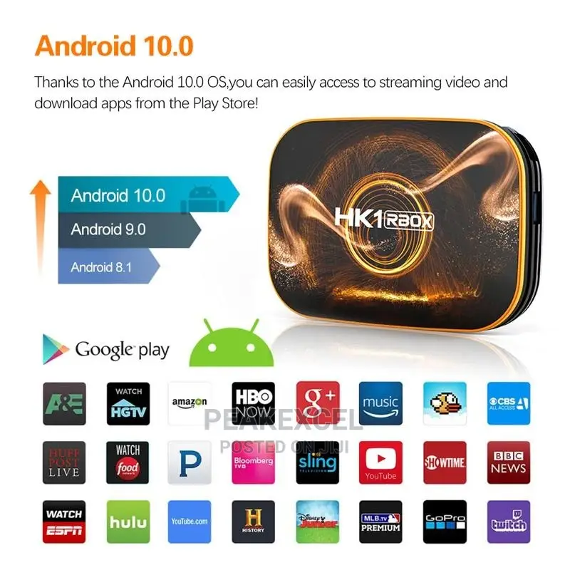 Smart Tv Box Android 10.0 Rk3318 Streaming Media Player