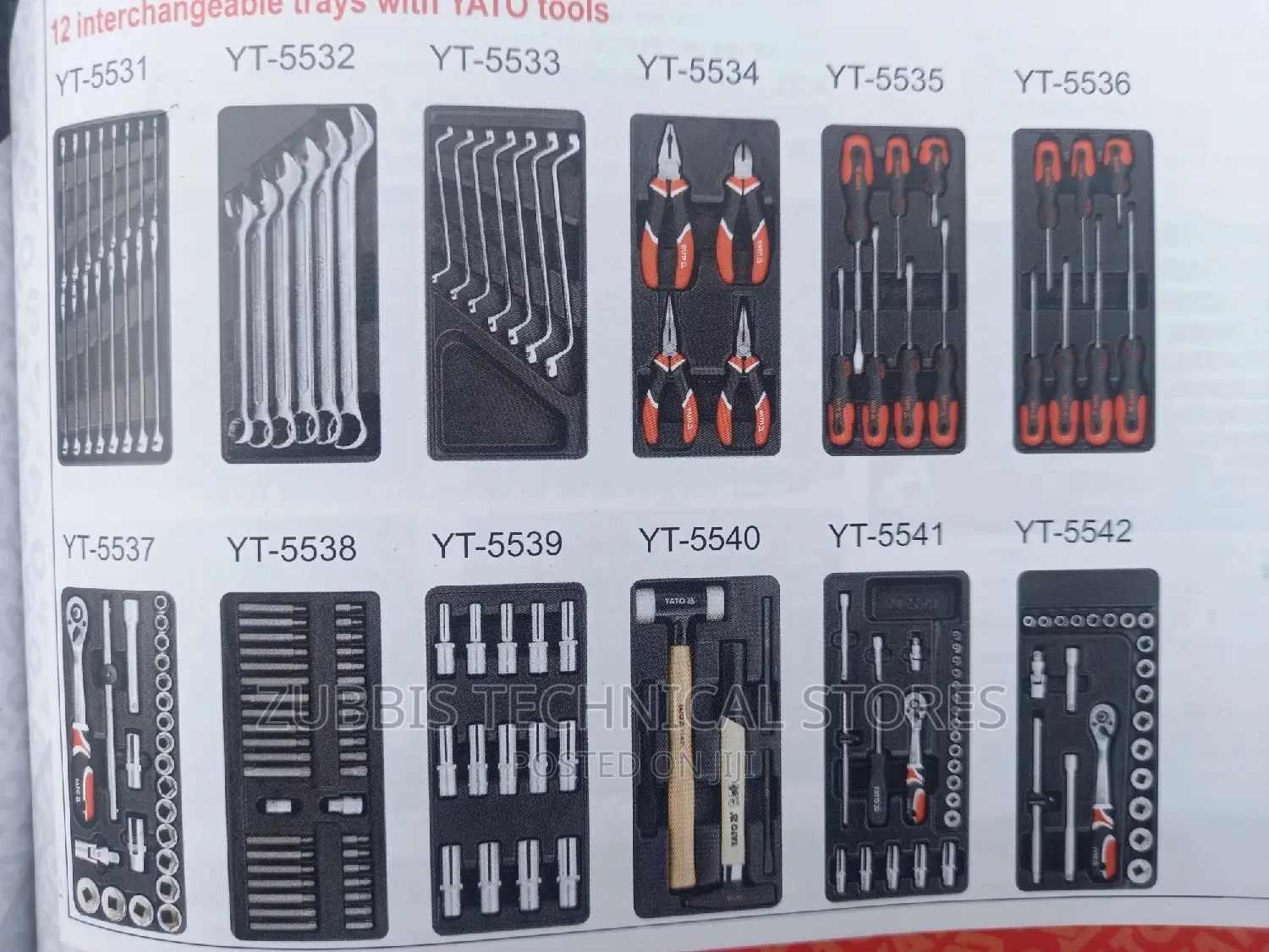 Yato Tool Kit 7 Drawer 177pcs Yt-55300