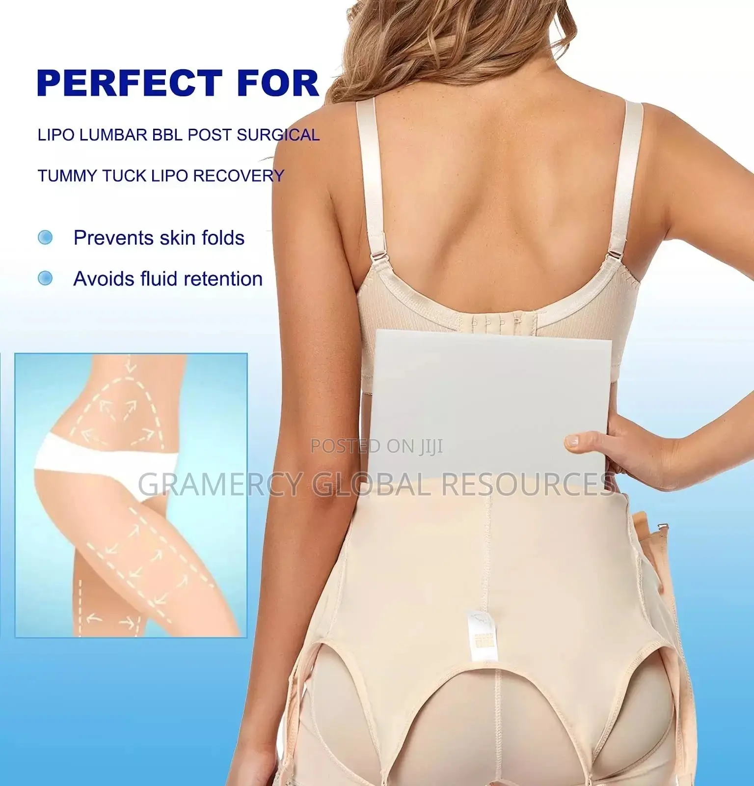 3-in-1 of Pack Lipo Boards Lipo Foam Pads for Post Surgery