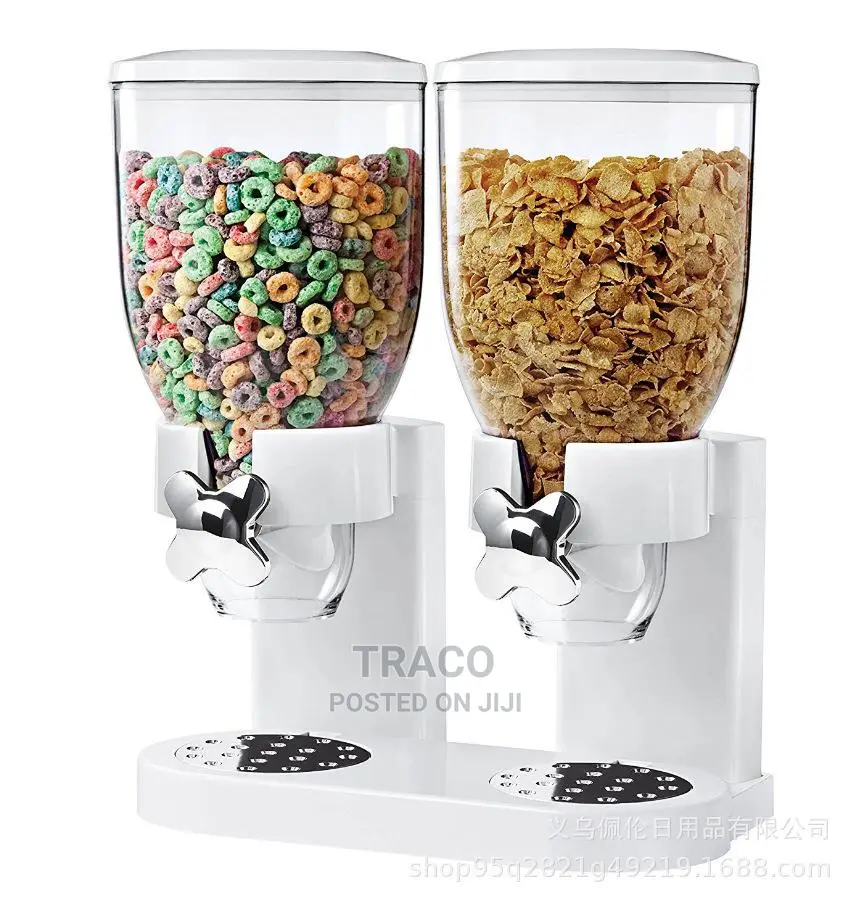 A J Double Container Cereal Dispenser