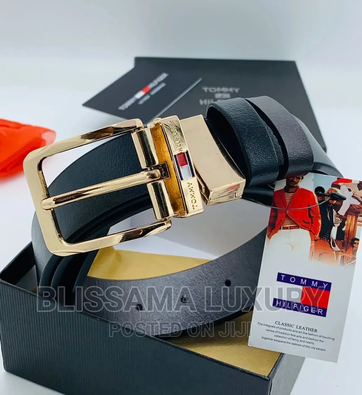 Genuine Tommy Hilfiger Leather Belt