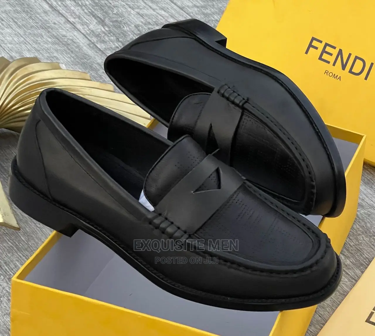 Quality Loafer Fendi Official Men's Shoe