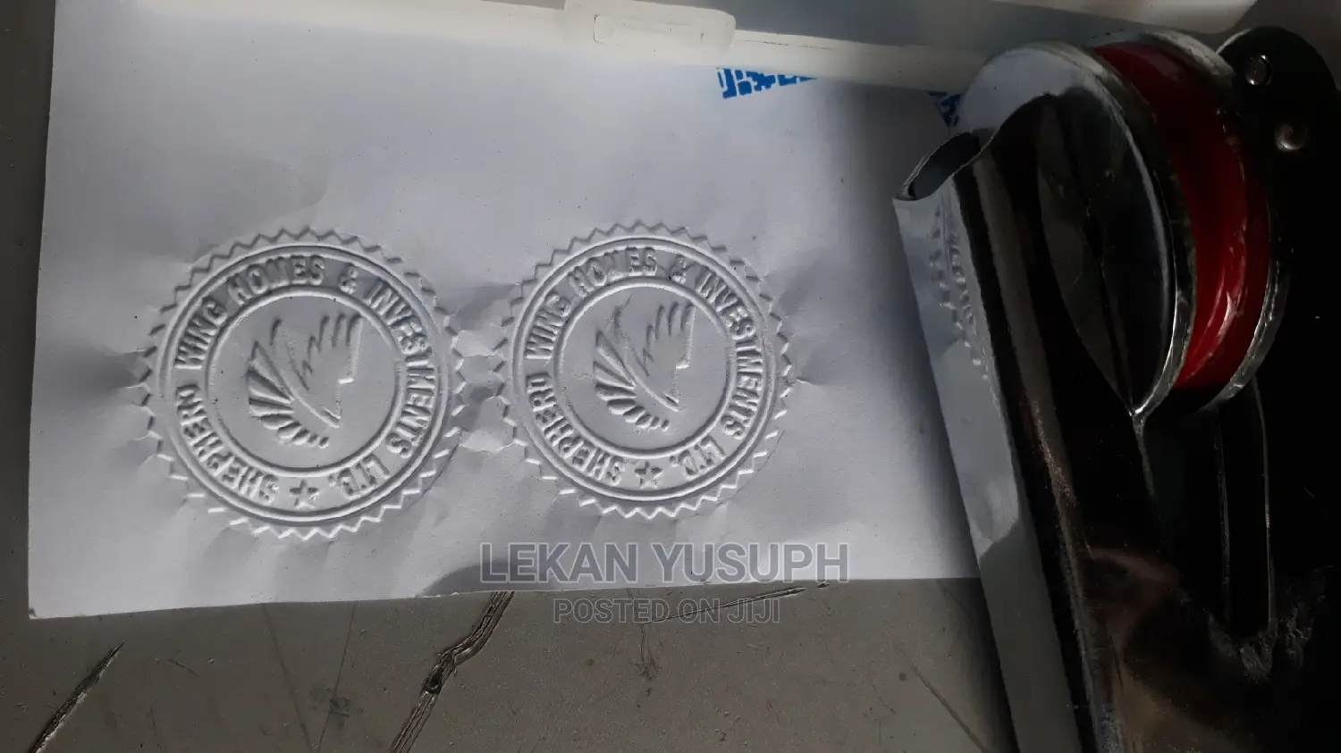 Stamp, Company Seal and Plaque Award