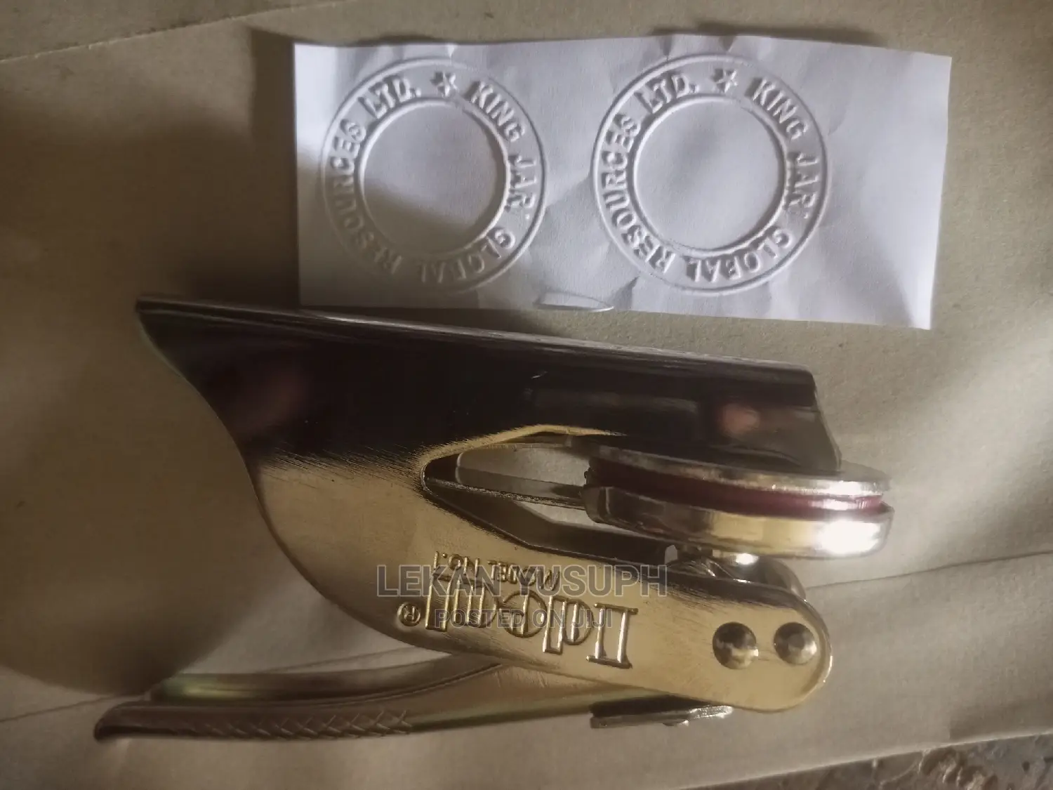 Stamp, Company Seal and Plaque Award