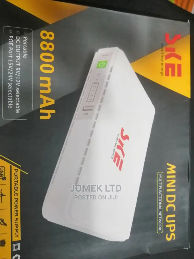 Poe Mini Dc Ups 430p for Router 9v 12v 15v Powerbank-8800mah
