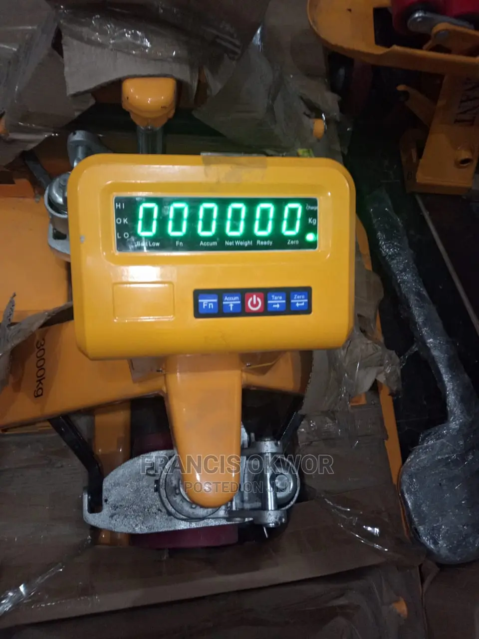 Hydraulic Pallet Truck With Digital Scale, 1.5ton