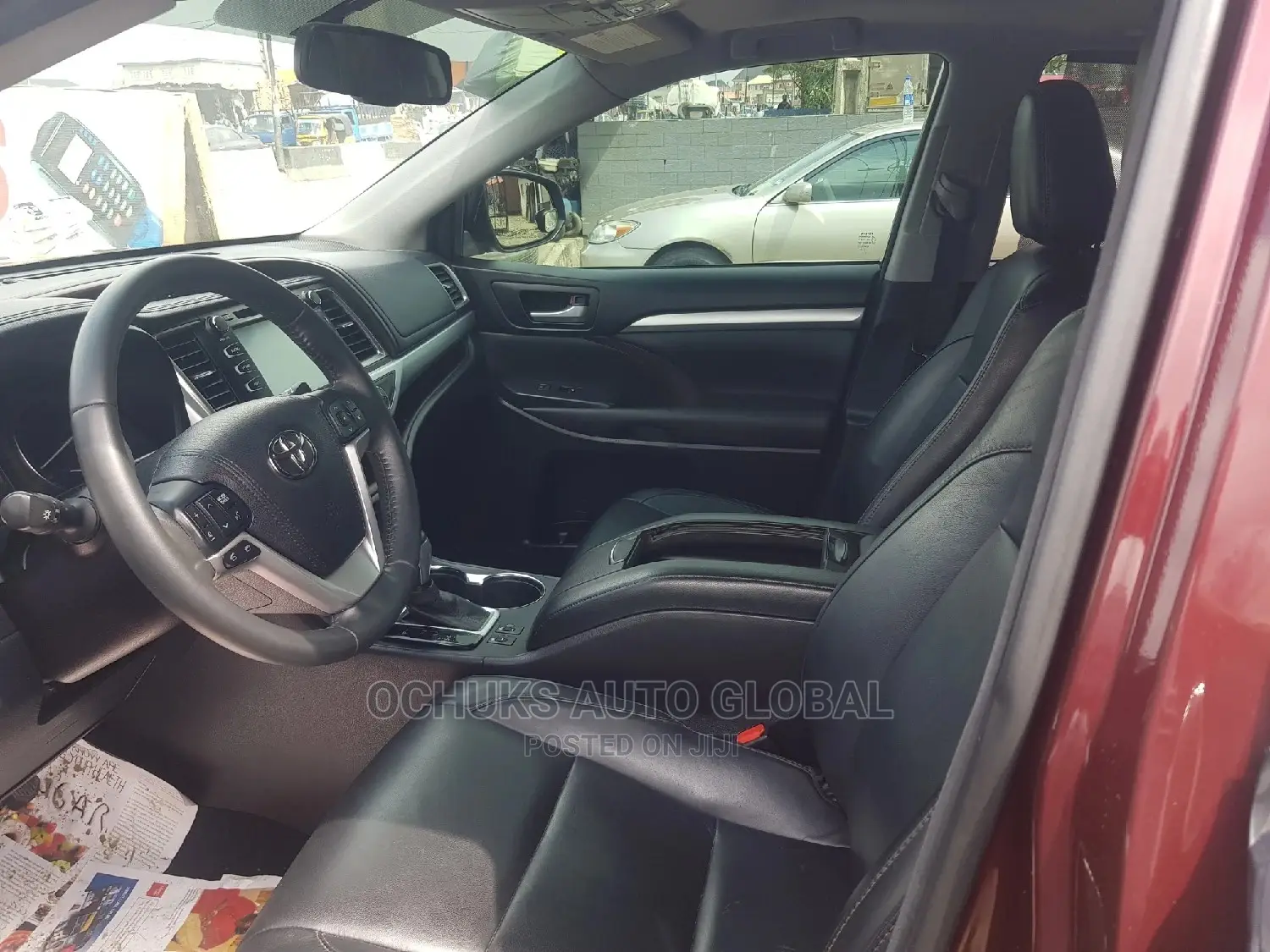 Toyota Highlander XLE V6 4x2 (3.5L 6cyl 6A) 2016 Red