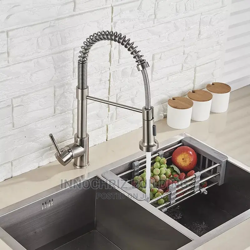 Satin Sink Mixer Tap