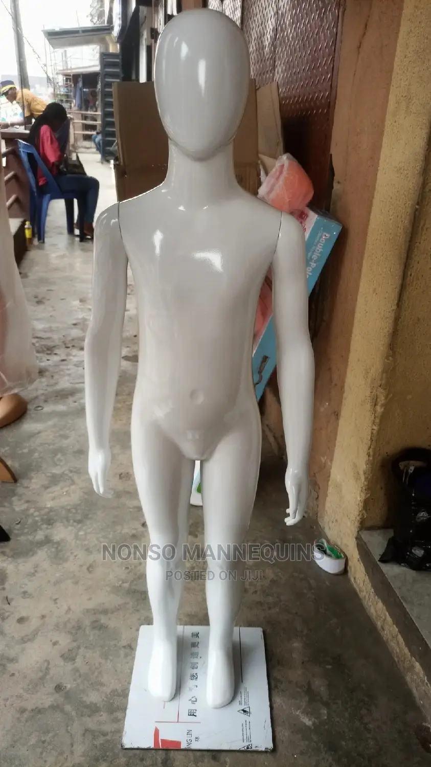 Age 5 Years Upwards Unisex Glossy White Kids Mannequins
