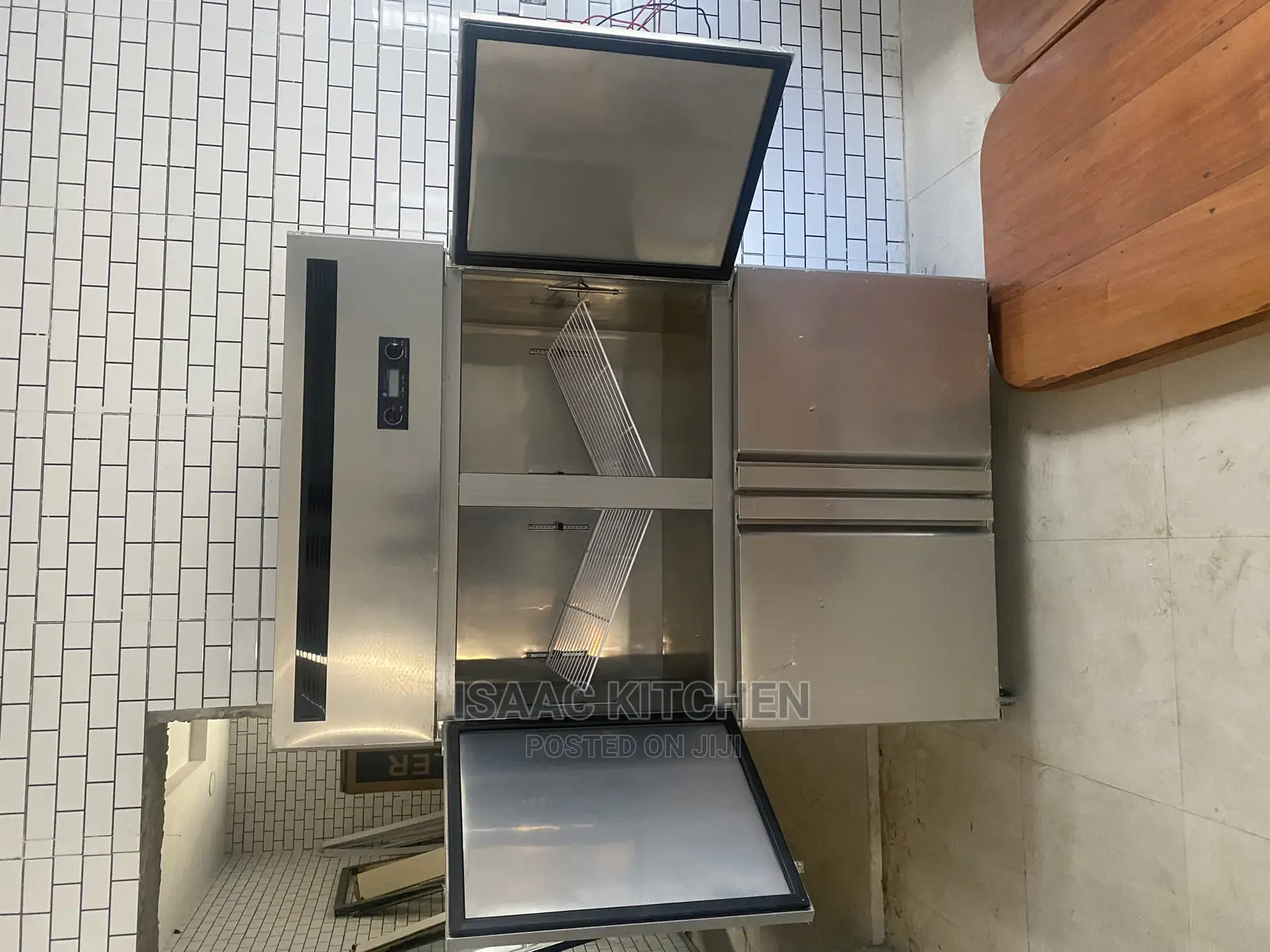 4door Stainless Steel Freezer Nd Fridge