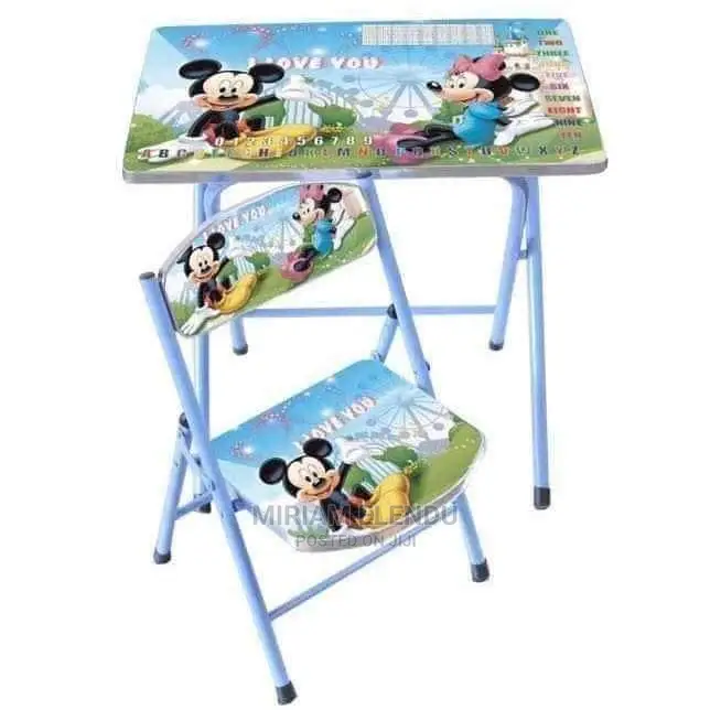 Foldable Studying Dinning Table And Chair