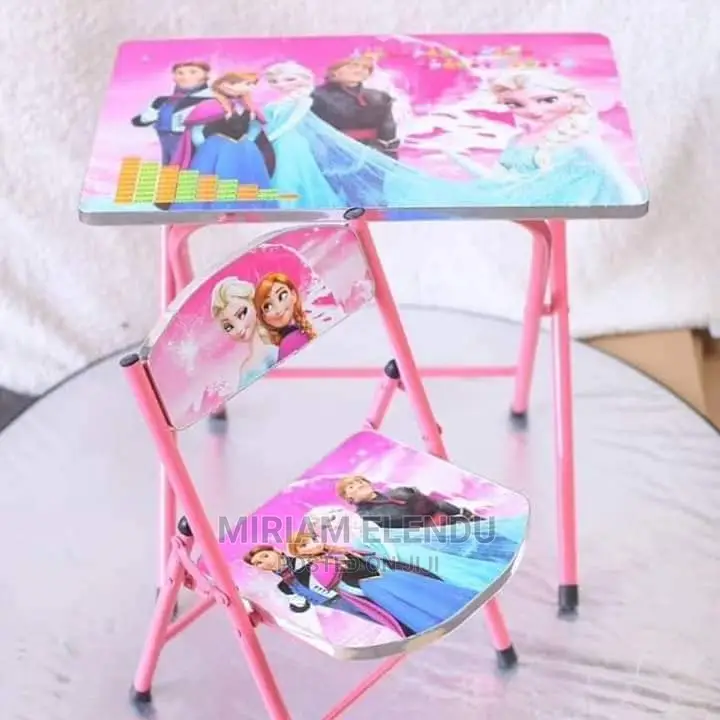 Foldable Studying Dinning Table And Chair