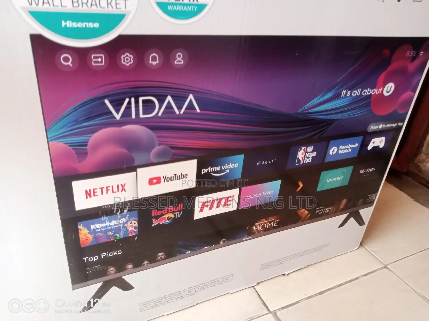Hisense Smart T.V 32"
