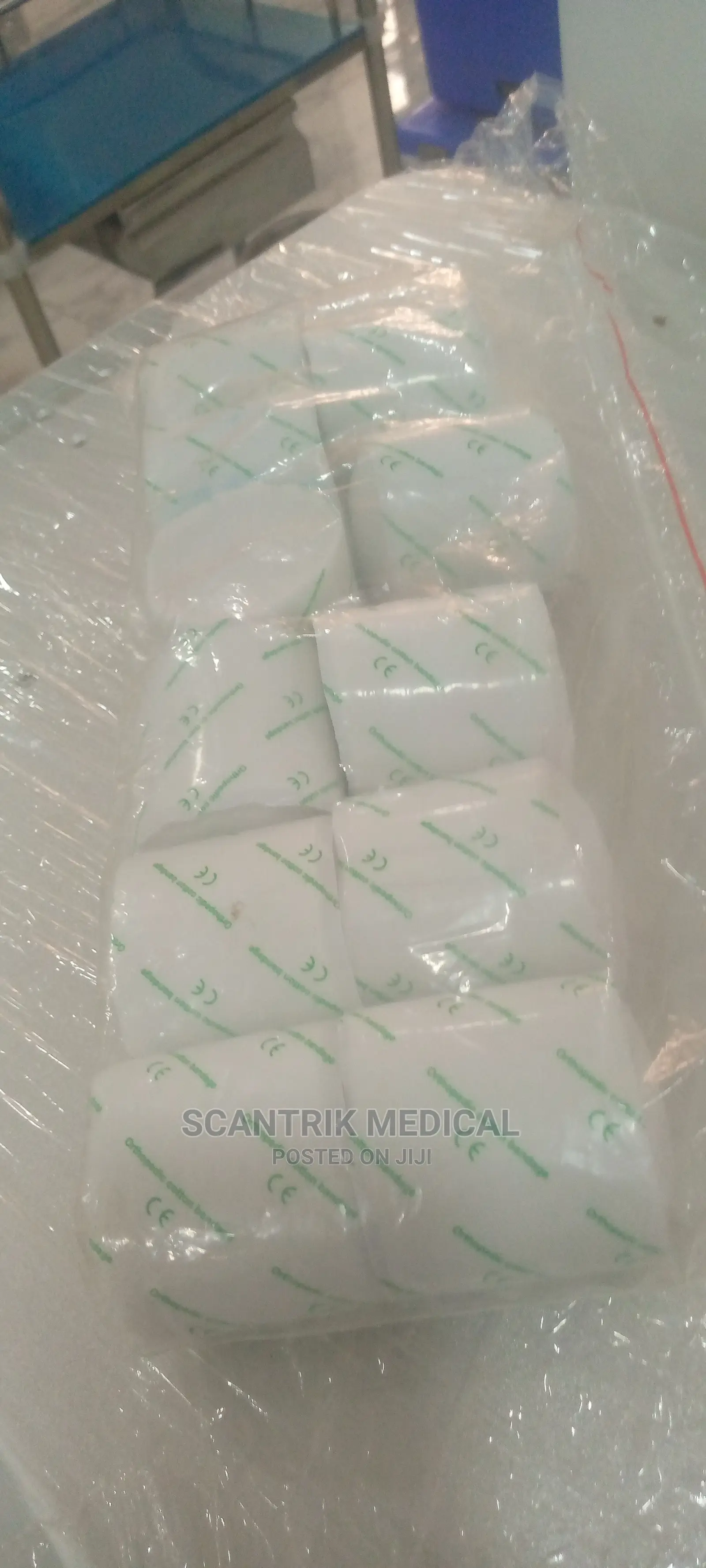 White Orthopedic Wool Bandage,