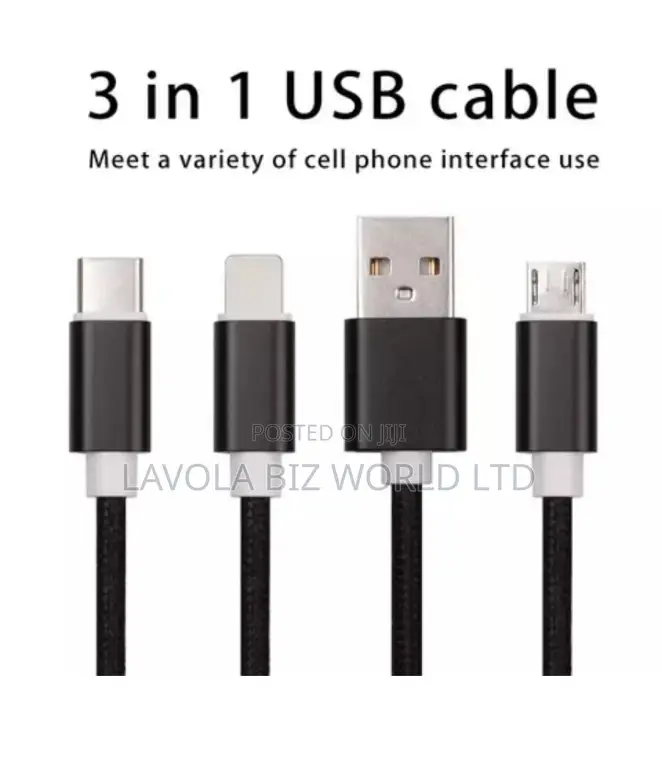 Customizable Gift Set Keyring and 3 in 1 Charging Cable
