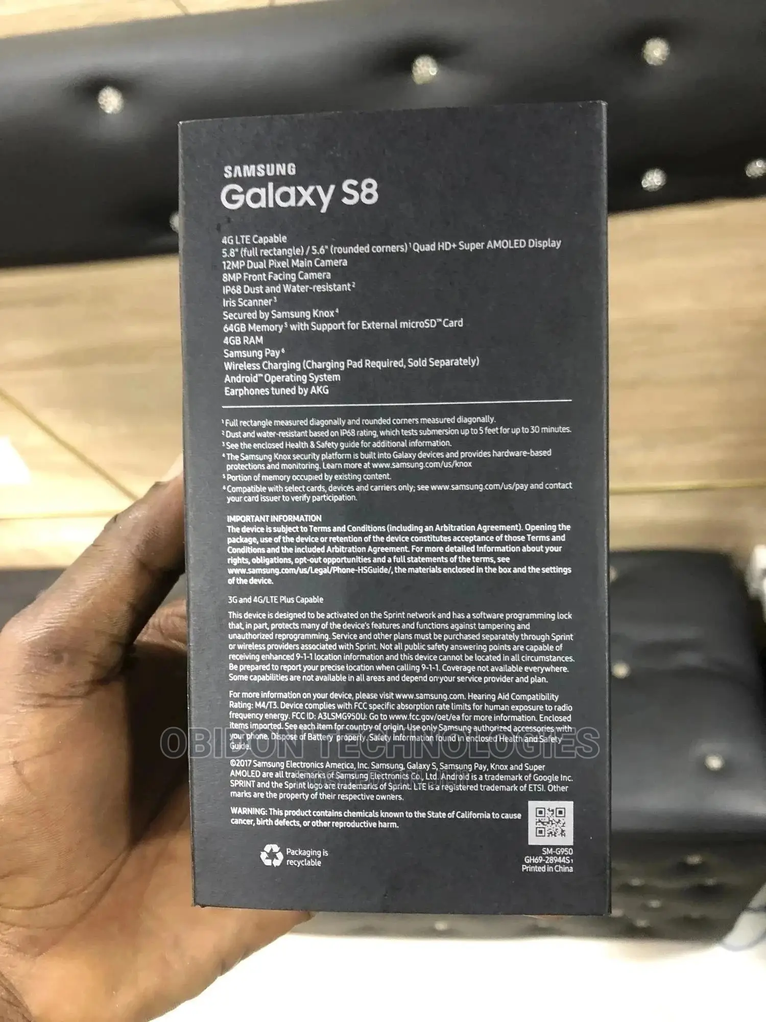 New Samsung Galaxy S8 64 GB