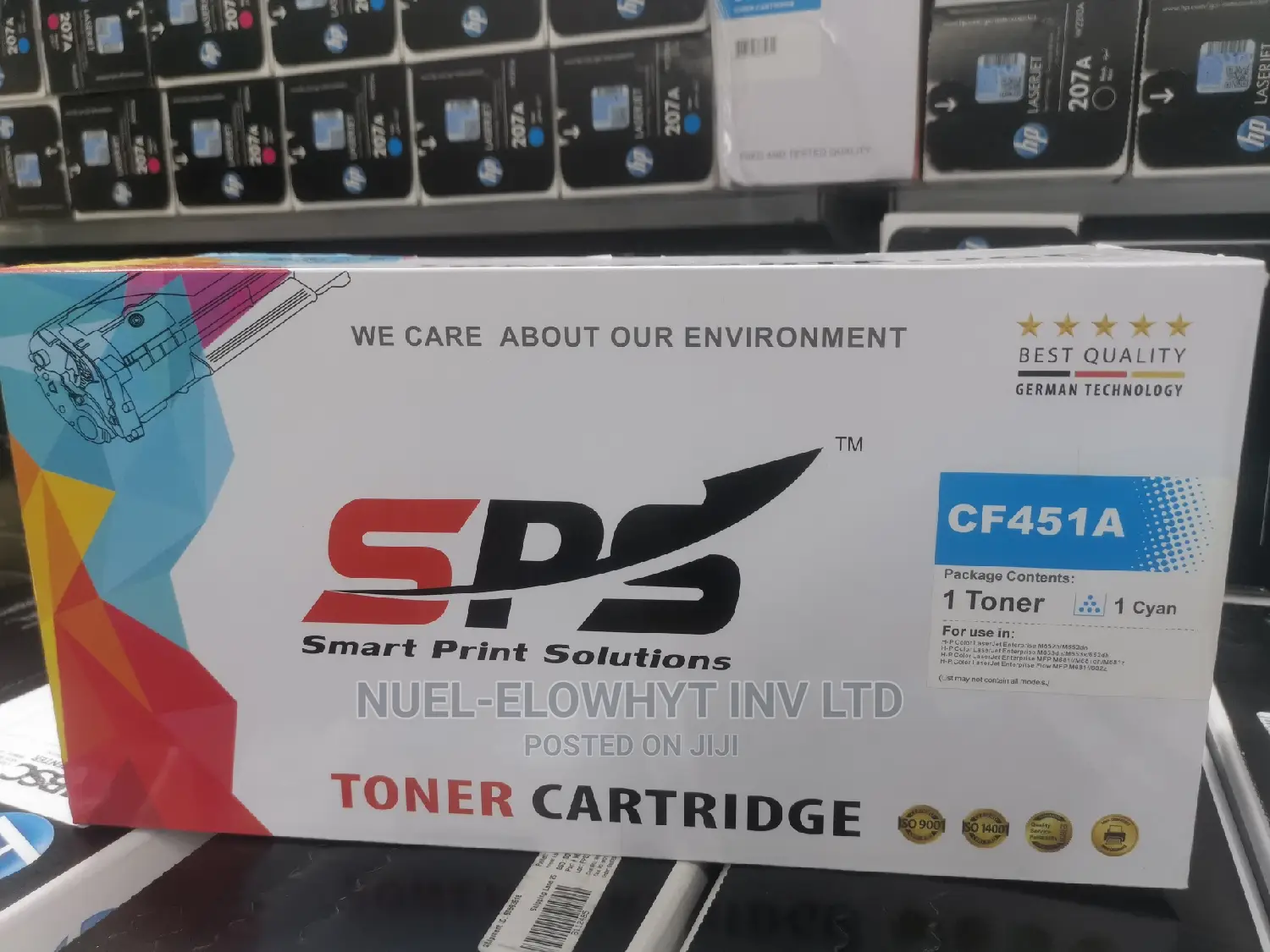 CF451A 655A Cyan Compatible Toner (SPS)