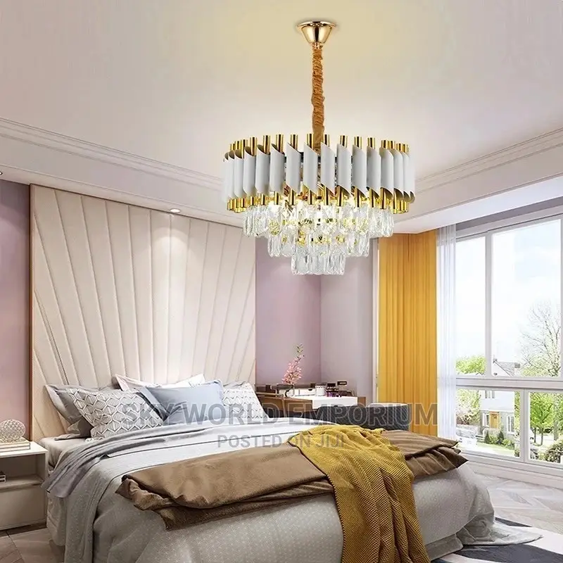 Crystal Pipe Chandelier