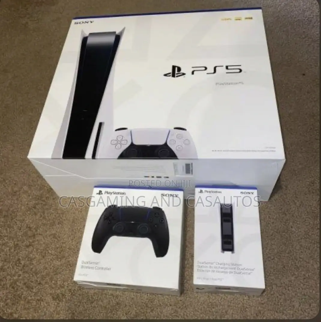 Ps5 With Extra Controller and Charging Dock