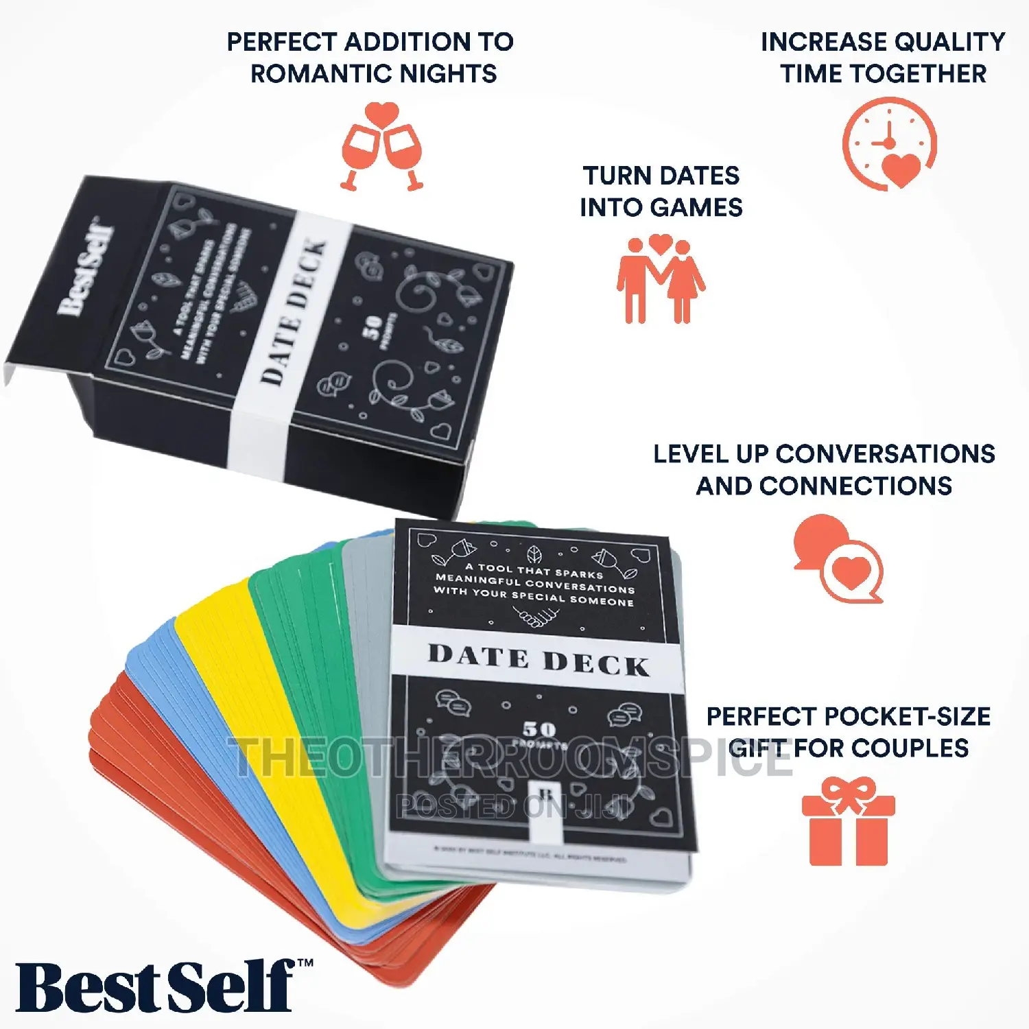 Date Deck Relationship and Intimacy Conversation Couple Card