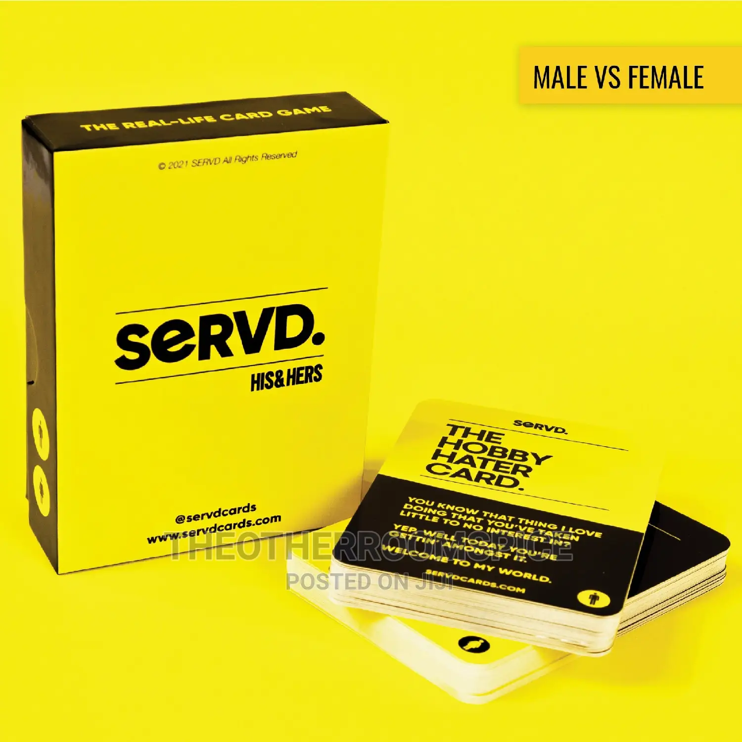 Servd His and Hers Couple Relationship Fún Game