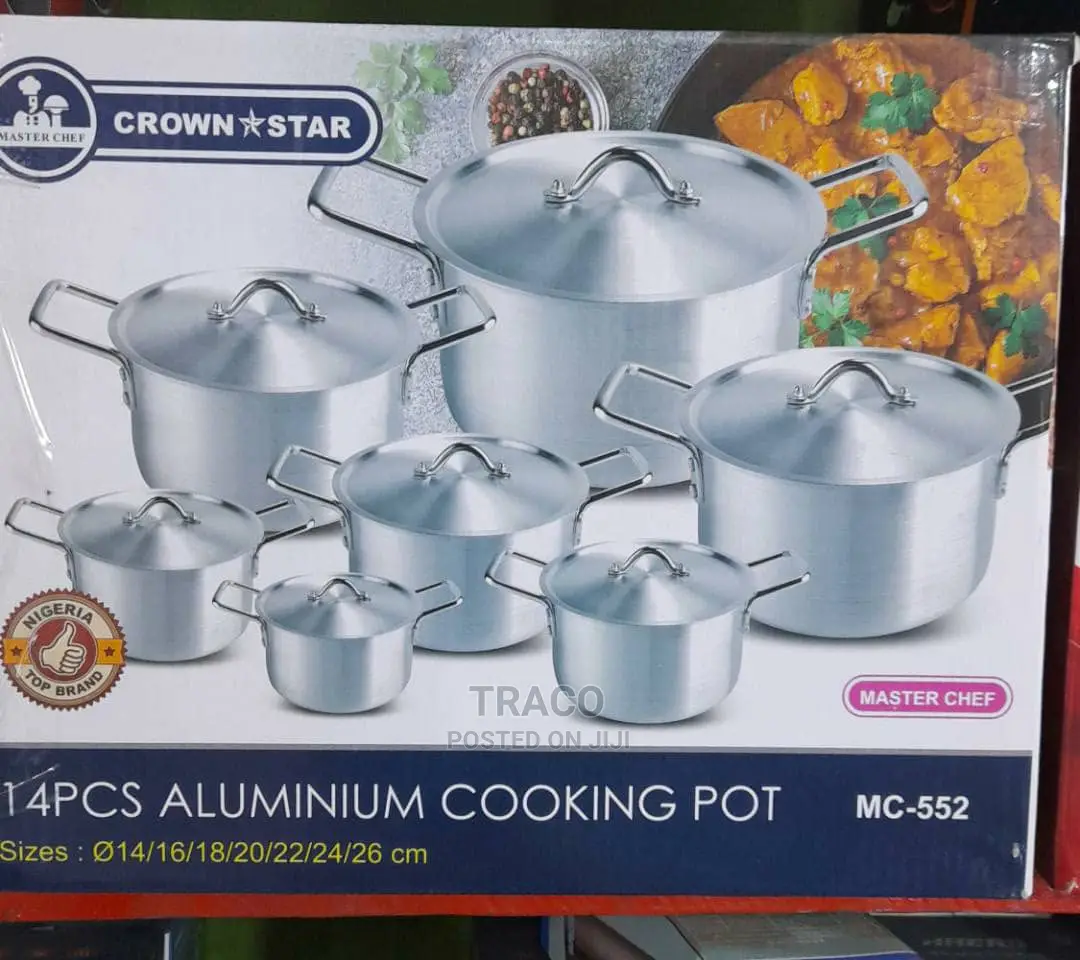 14pcs Crownstar Aluminium Cooking Set