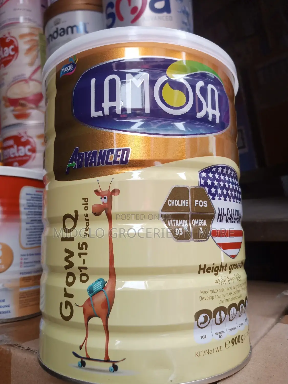 Lamosa ADVANCED Grow 1Q 1-15 Years Old by 12