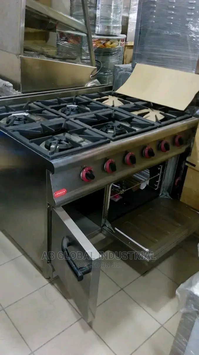 Six (6)Burner Cooker With Oven