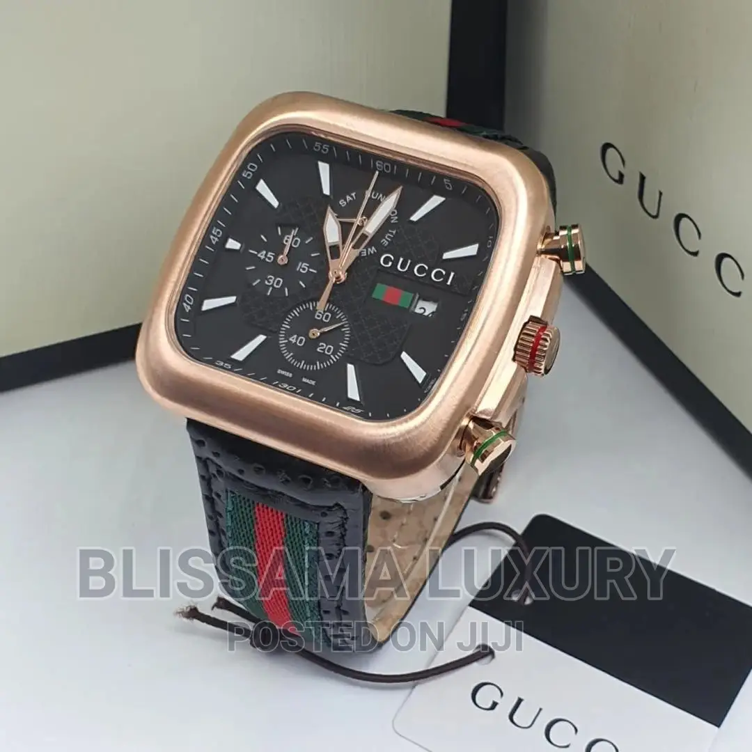 Quality Gucci Leather Wristwatch